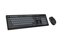 Teclado Genius Smart KM-8200 - Combo de teclado y ratón óptico inalambrico, 3 botones, inalámbrico 2.4Ghz, 1000dpi, español, color negro.
