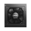 Fuente de Poder MSI MPG - Potencia de 850W, ATX 3.1, PCIe 5.1, 1x ATX (20+4 PINES), 2x EPS (4+4 PINES), 4 x PCI-E (6+2 PINES), 1x PCI-E (16 PINES), 8 x SATA, 4 x MOLEX (Periférico) , 1 x FDD, 80 plus gold. MAG A850GL PCIE5