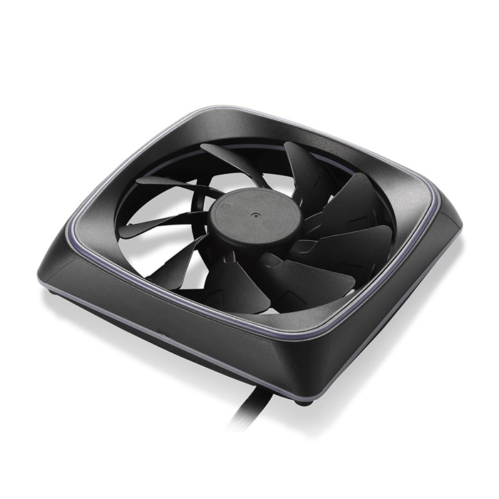 Abanico Sharkoon RGB SHARK Lights Fan - Para gabinete, RGB, caja 120mm, 1000 RPM Silencioso, conector de 3 pines.
