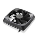 Abanico Sharkoon RGB SHARK Lights Fan - Para gabinete, RGB, caja 120mm, 1000 RPM Silencioso, conector de 3 pines.