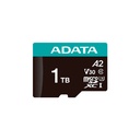 Tarjeta de Memoria micro SD A-DATA microSDXC/SDHC Premier Pro - Capacidad 1TB, UHS-I, clase 10( A2, V30) hasta 100MB/s Lectura, 85MB/s escritura, adaptador SD. AUSDX1TUI3V30SA2-RA1
