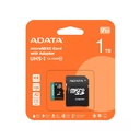 Tarjeta de Memoria micro SD A-DATA microSDXC/SDHC Premier Pro - Capacidad 1TB, UHS-I, clase 10( A2, V30) hasta 100MB/s Lectura, 85MB/s escritura, adaptador SD. AUSDX1TUI3V30SA2-RA1