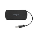 Hub USB 2.0 Targus - 4 Puertos, Velocidad 480 Mbps, compatible con PC y Mac, Negro ACH114US