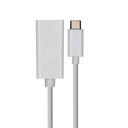 Cable Adaptador VCOM - Tipo C macho a Display Port. Blanco. CU422