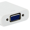 Adaptador Mini DisplayPort VCOM CG613 - DisplayPort macho a VGA hembra, 1080P - 60Hz, color blanco. CG613-0.15