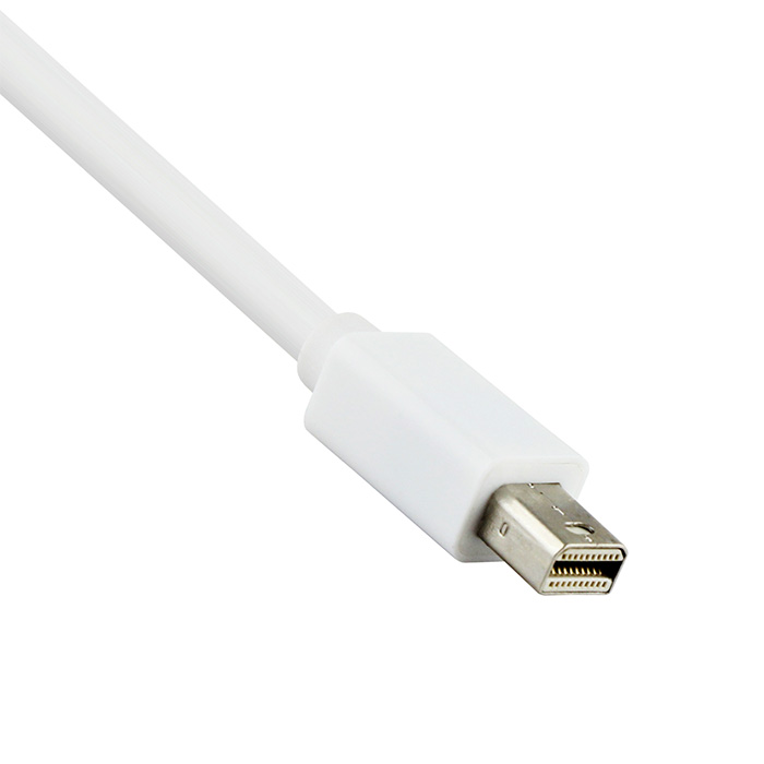 Adaptador Mini DisplayPort VCOM CG613 - DisplayPort macho a VGA hembra, 1080P - 60Hz, color blanco. CG613-0.15