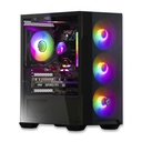 Computador Ryzen 5 Gaming - AMD Ryzen 5 5600X 4.6 GHz Turbo, Nvidia GeForce RTX 3050 6GB, Memoria RAM 16GB (2X8GB) DDR4 3600Mhz RGB, Disco SSD 500GB M.2 Nvme RGB, Enfriamiento Liquido de CPU, Teclado (RGB), Mouse, Audífonos Gaming, Windows 11 Pro Español - MJK Gaming Ryzen 5