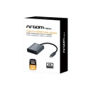 Adaptador Argom Tipo-C a HDMI macho/hembra - 6 Pulgadas, para celulares, tablet, laptops, resoluciones de hasta 3820x2160. ARG-CB-0060