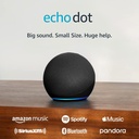 Smarthome Amazon Echo Dot 5th-Gen - Altavoz inteligente con el asistente Alexa integrado, dolby audio, Wi-Fi 802.11ac (2,4 GHz/5 GHz), bluetooth, color carbon. 840080503653