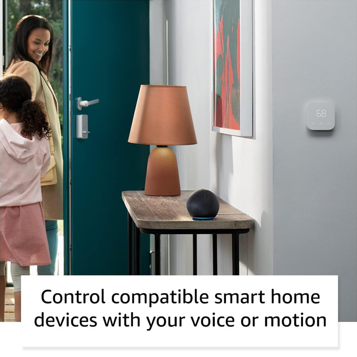Smarthome Amazon Echo Dot 5th-Gen - Altavoz inteligente con el asistente Alexa integrado, dolby audio, Wi-Fi 802.11ac (2,4 GHz/5 GHz), bluetooth, color carbon. 840080503653
