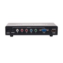 Adaptador VCOM HDMI a VGA/YPbPr DD495 - HDMI v1.3 a VGA+SPDIF/YPbPr+Audio, Caja Metalica, Resolución Maxima: 1920x1080, de poder AC (50HZ, 60HZ), 100V-240V, Salida: DC5V/1A