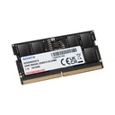 Memoria Ram SODIMM ADATA Premier - Capacidad de 8GB DDR5 SO-DIMM, 5600Mhz, ECC, CL46, 1.1V, 262 pines, color negro. AD5S560032G-S