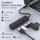 Hub Argom ARG-UB-0090 - USB Tipo-C a 4 Puertos USB 3.0