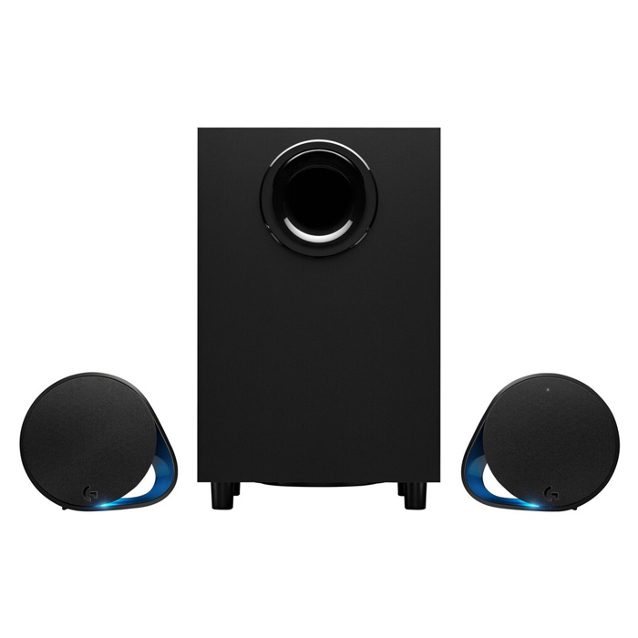 Bocinas Logitech G560 LightSync PC Gaming - Sistema de altavoces 2.1 con bluetooth, rgb, 240W (RMS), entradas 3.5mm, DTS-X ultra sorround, color negro. 980-001300