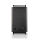 Caja Micro ATX MJK - Panel frontal, Conectores 1x USB 2.0, 2x3.0, 1 Tipo C, Audio HD, Fuente de poder 650W, color negro. VC21-M320B+LPW12-300, Black