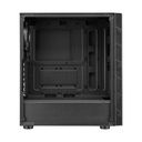 Caja Cooler Master MB600L V2 - Para ATX / Micro-ATX, conectores 2x USB 3.2, vidrio templado, 1x abanico de 120mm Trasero, color negro. MB600L2-KGNN-SC1