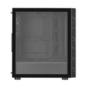 Caja Cooler Master MB600L V2 - Para ATX / Micro-ATX, conectores 2x USB 3.2, vidrio templado, 1x abanico de 120mm Trasero, color negro. MB600L2-KGNN-SC1