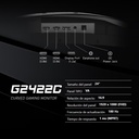Monitor Curvo Gaming MSI G2422C - 23.6", 1920x1080, 180Hz, 16:9, 1ms, 250cd/m2, 100000000:1, Display Port, HDMI