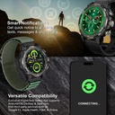Reloj inteligente Argom SkeiWatch C80 ARG-WT-6080BK - Pantalla 1.43" Amoled , Bluetooth 5.3, Grado Militar, Negro. ARG-WT-6080BK