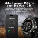 Reloj inteligente Argom SkeiWatch C80 ARG-WT-6080BK - Pantalla 1.43" Amoled , Bluetooth 5.3, Grado Militar, Negro. ARG-WT-6080BK