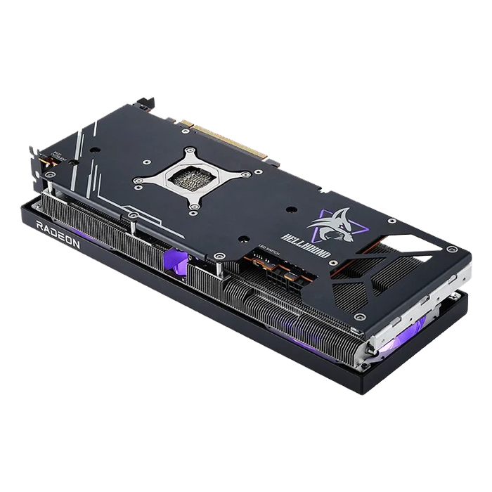 Tarjeta de Video PowerColor Hellhound - AMD Radeon RX7700XT, 12GB GDDR6, 192-bit, 1 x HDMI 2.1，3 x DisplayPort 2.1, PCIE 4.0 x 8, 2x Abanico RX7700XT 12G-L/OC