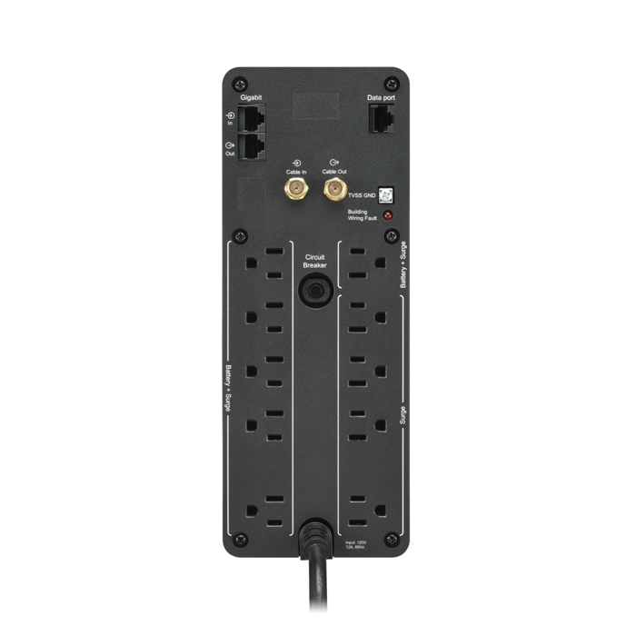 Batería de Respaldo APC Power Saving Back-UPS PRO BR 1100 - Batería con AVR (regulación automática de tensión), pantalla lcd, 600Vatios, 1100VA, 2x usb. BR1100M2-LM