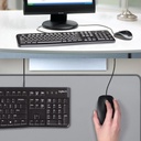 Teclado & Ratón óptico Logitech MK120 - Resistente a salpicaduras, Inglés, Negro, USB 920-002565