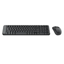 Teclado Logitech Wireless Desktop MK220 - Compacta combinación de teclado y ratón, inalámbricos, receptor usb, español, color negro. 920-004430/003155