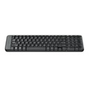Teclado Logitech Wireless Desktop MK220 - Compacta combinación de teclado y ratón, inalámbricos, receptor usb, español, color negro. 920-004430/003155