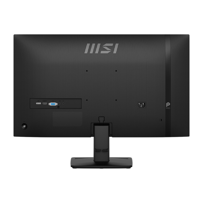 Monitor Flat PRO MSI - 27", Full HD (1920 x 1080), IPS,100 Hz, 1ms, 16:9, 1000:1, 1x DP, 1x HDMI, 1x D-Sub (VGA), Bocina 2 watts, Negro. PRO MP275 E2