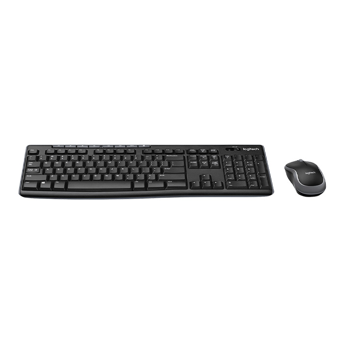 Teclado Logitech Wireless Desktop MK270 - Combo de teclado y ratón inalámbricos, 2.4Ghz, nano receptor usb, español, color negro. 920-004432