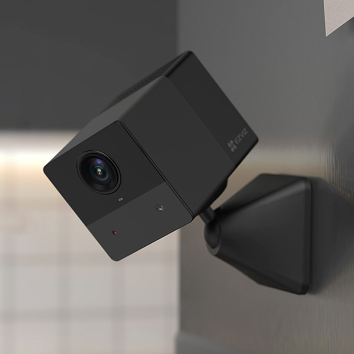 Cámara para Interiores - EZVIZ BC2 - Día y Noche, 1920x1080, WiFi, 2.4GHz, CMOS progresivo de escaneo 1/3, MicroSD hasta 256GB, Detección de Movimiento, Visión Nocturna, Audio Bidireccional, Color Negro. CS-BC2-A0-2C2WPFB