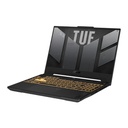 Laptop Asus TUF, Pantalla 15.6-inch, 15.6-inch, FHD (1920 x 1080) 16:9 144Hz IPS,  Intel® Core™ i7-13620H, 16GB RAM DDR5, 1TB SSD, Gráficos NVIDIA® GeForce RTX™ 4070 8GB GDDR6, Webcam, BT, Windows 11 Home en Inglés, Color Negro/Gris. FX507VI-F15.I74070