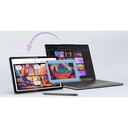 Tablet Lenovo Tab M11 - De de 11" WUXGA, MediaTek Helio G88, 8GB , con capacidad de 128GB, cámara 8MP frontal, 8MP posterior, bluetooth, WiFi, 4G LTE, android 13, color gris. ZADB0208PA Case + Pen