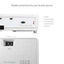 Proyector Viewsonic LS500 WH - 3000 Lumens, Resolución WXGA (1280x800), Contraste: 3.000.000:1, Lámpara Hasta 30,000 Horas, HDMI, RS232, LS500WH.