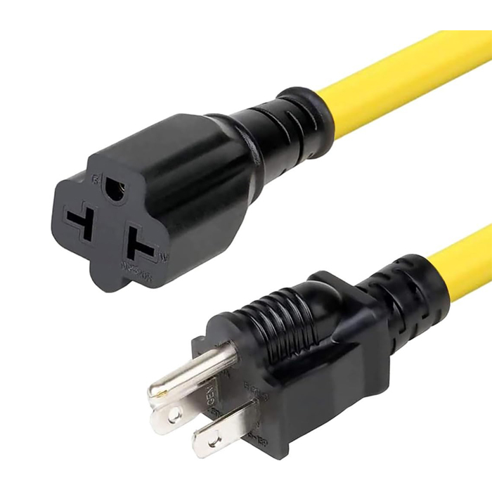 Cable Adaptador O.E.M - 12 AWG de 15 amperios a 20 amperios [4 en 1], para Nema 5-15P a 5-20R, 5-15P a 6-15R, 5-15P a 6-20R, 12 AWG de 15A a 20A. NEMA TH26AC