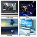 Adaptador HDMI VCOM CG497 - HDMI Tipo-A hembra + USB a Mini DisplayPort macho, 3840x2160, 60Hz, color negro. CG497-0.15