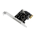 Adaptador para Tarjeta Madre - USB 3.0 (USB3.1 Gen 2) Cabezal interno (19 pines) a USB 3.1/3.2 Tipo-C (20 pines) Panel frontal. (copia)