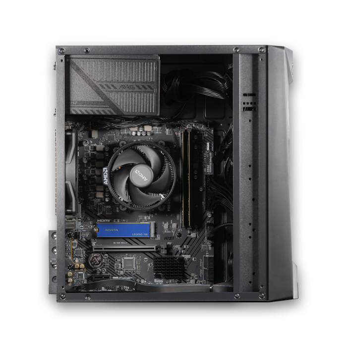 Computador Ryzen 5 - AMD Ryzen 5 8600G 5.0GHz Turbo, 1TB SSD M.2 Nvme, 16GB RAM DDR5, Wi-Fi 5G, Teclado, Mouse, Bocina, Windows 11 Pro OEM - MJK Gaming Ryzen 5