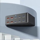 Cargador de pared O.E.M. - Multi cargador GaN 10 en 1 de 330 W, 4 x USB, 6 Tipo-C, Conexión 100V-240V 110v. TH330W