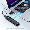Caja Portable ORICO SSD - SSD M.2 NVMe, 10 Gbps con funda protectora de silicona,  Tipo C, tamaños 2230/2242/2260/2280(hasta 8TB). ORICO PWDM2-G2