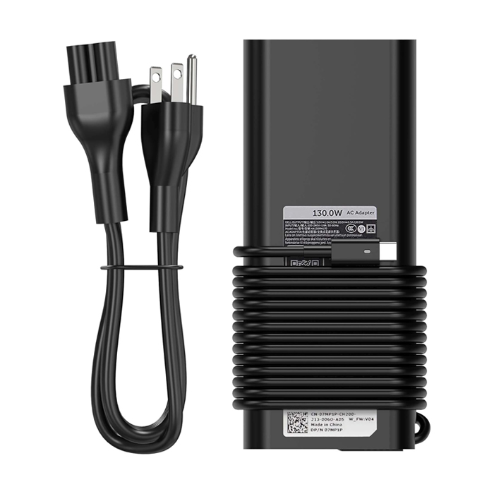 Adaptador para Laptop universal ‎ - USB tipo C de 130W, 20V, 3.25A, Lenovo, HP, Dell, Asus, Samsung, Acer. DE130W