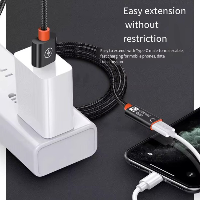 Cable de extensión adaptador O.E.M. - USB 3.0 a tipo C adaptador de 1M para teléfono móvil, ordenador, convertidor de auriculares, 1Metro. Z59