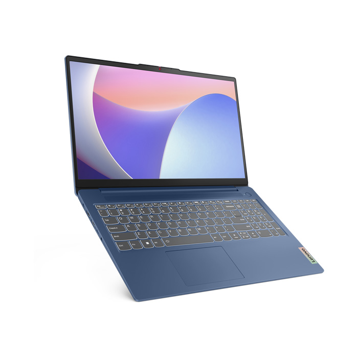 Laptop Lenovo 83ER00BQGJ IdeaPad Slim 3 15IAH8 Pantalla 15.6" FHD, Intel Core i5-12450H, 16GB Soldada, SSD 512GB M.2 NVMe 2242, Webcam, WiFi 6, Bluetooth 5.2, Windows 11 Home Español, Azul.