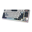 Teclado MSI FORGE GK600 TKL WIRELESS SKY - Para gamers, Teclas mecánicas, Inalámbrico, Bluetooth, USB Tipo C, 20 Modos RGB, USB, Negro. FORGE GK600 TKL WIRELESS SKY