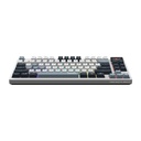 Teclado MSI FORGE GK600 TKL WIRELESS SKY - Para gamers, Teclas mecánicas, Inalámbrico, Bluetooth, USB Tipo C, 20 Modos RGB, USB, Negro. FORGE GK600 TKL WIRELESS SKY