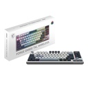 Teclado MSI FORGE GK600 TKL WIRELESS SKY - Para gamers, Teclas mecánicas, Inalámbrico, Bluetooth, USB Tipo C, 20 Modos RGB, USB, Negro. FORGE GK600 TKL WIRELESS SKY