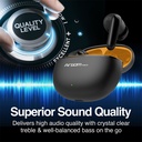 Auricular Argom SkeiPods E20 - Audífonos con Micrófono, Inalámbrico, Bluetooth, Cancelacion de ruido, Negro. ARG-HS-5020BK.