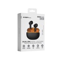 Auricular Argom SkeiPods E20 - Audífonos con Micrófono, Inalámbrico, Bluetooth, Cancelacion de ruido, Negro. ARG-HS-5020BK.