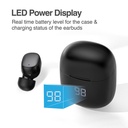 Auricular Argom SKEIPODS E66 - Audífonos con Micrófono, Inalámbrico, Bluetooth, Cancelacion de Ruido, Pantalla Led, Negro. ARG-HS-5066BK.